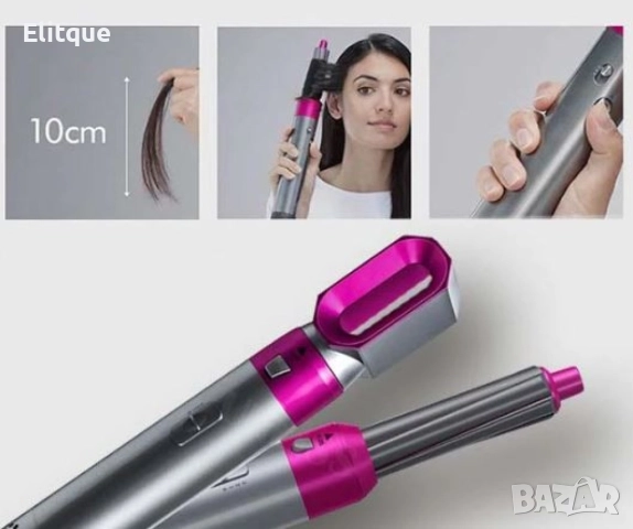 Маша за коса с 5 приставки, снимка 8 - Маши за коса - 52795500