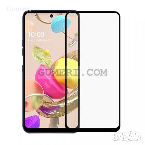 LG K42 5D стъклен протектор за екран , снимка 3 - Фолия, протектори - 31195148
