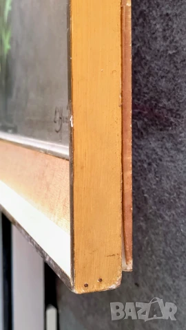 Оригинална маслена картина с цветя – подписана, Гърция, XX век, снимка 8 - Картини - 51236326