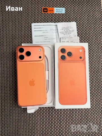 КАТО НОВ❗️256Gb⚠️iPhone 17 Pro Max Orange❗️24м ГАРАНЦИЯ
