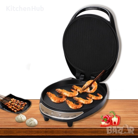 Мултифункционална компактна електрическа тостер машина 1100W, снимка 3 - Тостери - 52382085