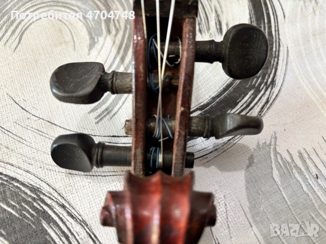 Стара цигулка , снимка 14 - Струнни инструменти - 54005221