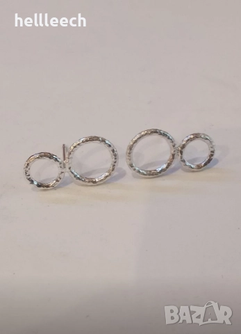 Сребърни обеци