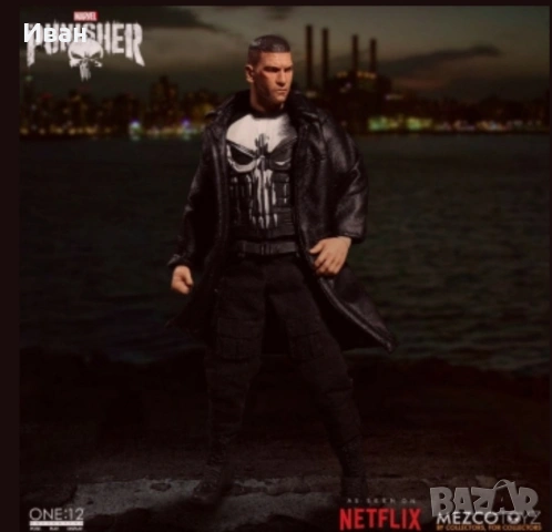 Mezco Toyz The Punisher / Наказателят от Netflix серияла, фигура на One:12, снимка 1 - Колекции - 54113413