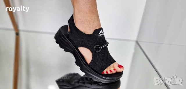 Adidas черни дамски сандали , снимка 3 - Сандали - 51224649
