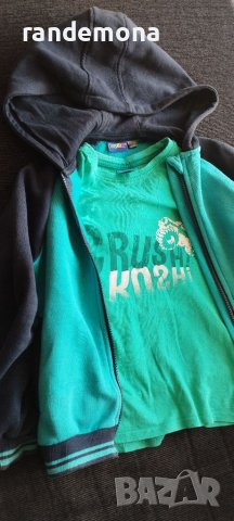 Суичър + блузка 110/116, снимка 3 - Детски анцузи и суичери - 38191004