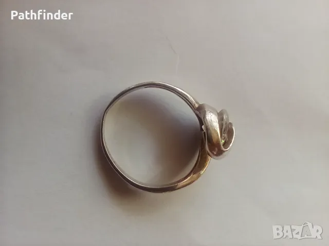 Сребърен пръстен с циркон сребро 925, снимка 5 - Пръстени - 48030418