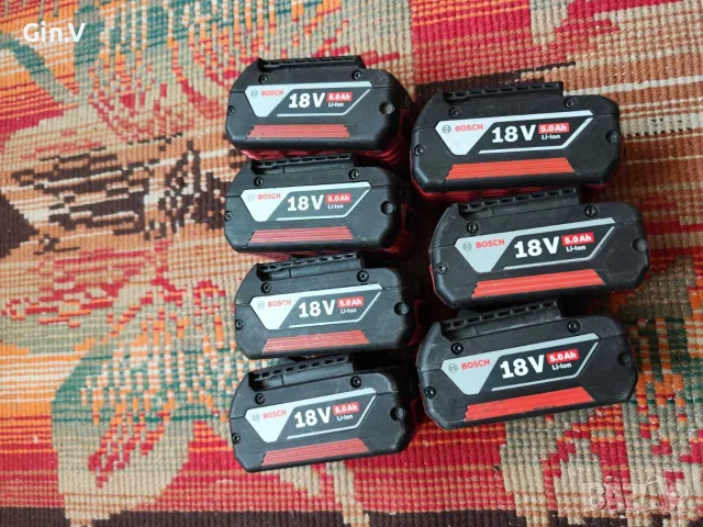 Батерия Bosch 18V 5Ah Amp Share няколко налични 48€/бр