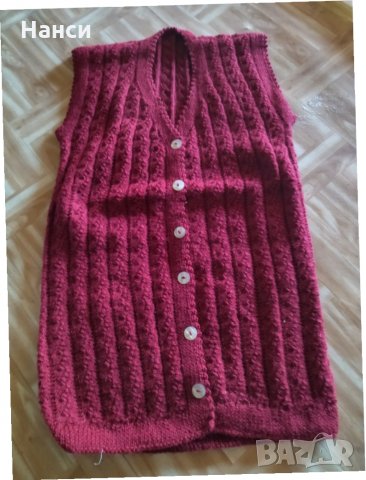 Ръчно плетени елеци, снимка 4 - Елеци - 31782751