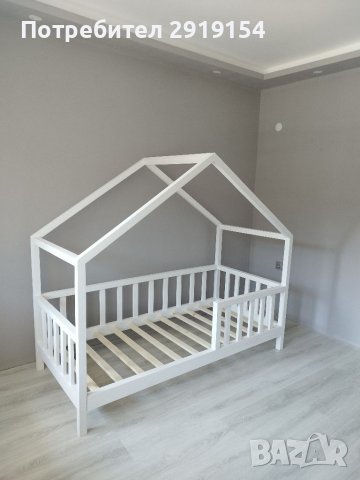 Детско легло тип къщичка, снимка 5 - Мебели за детската стая - 37852152