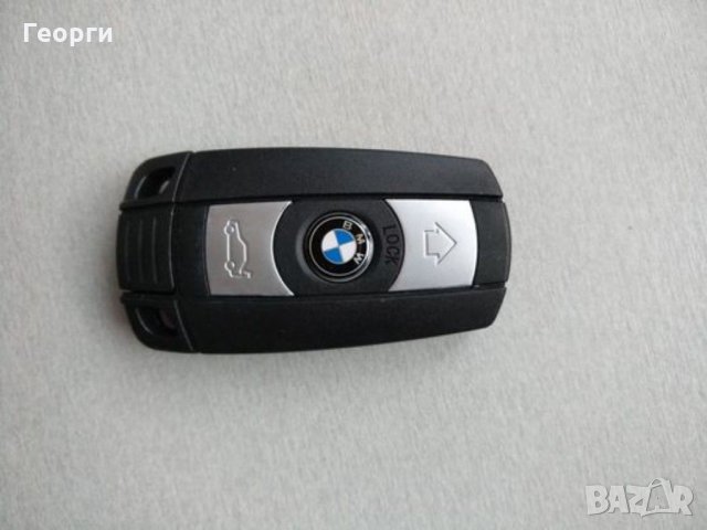 BMW 1/3/5/6/7 Series E90 E92 E93 E60 E61 X1 X5 X6. Без електроника, но със заготовка за метален ключ, снимка 3 - Части - 29752458