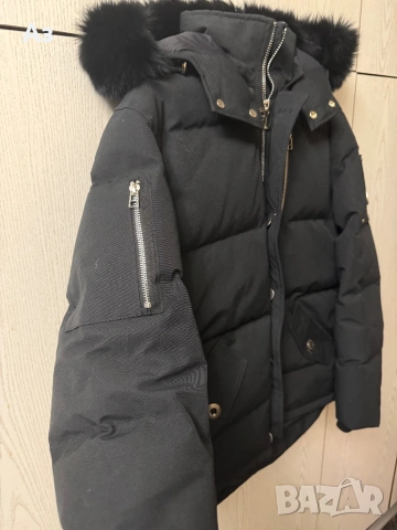 Черно яке Moose Knuckles, снимка 5 - Якета - 54166956
