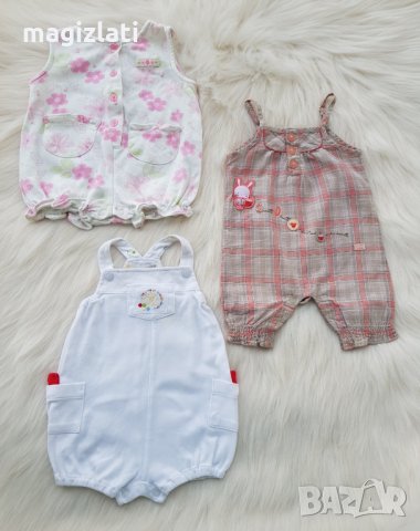 Летни ромпъри 0-3 месеца