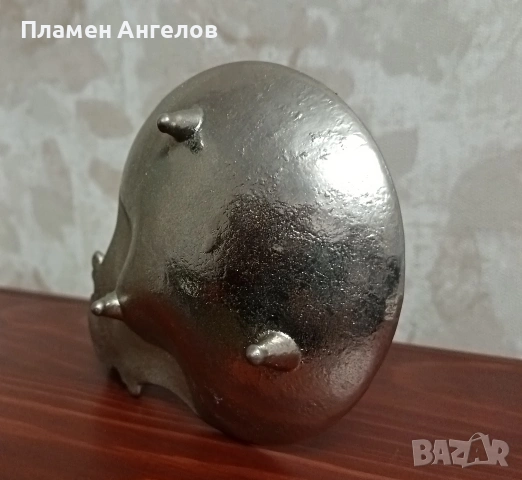 Месингов, бронзов съд, купа, пепелник със форма на мида, снимка 9 - Антикварни и старинни предмети - 53290052