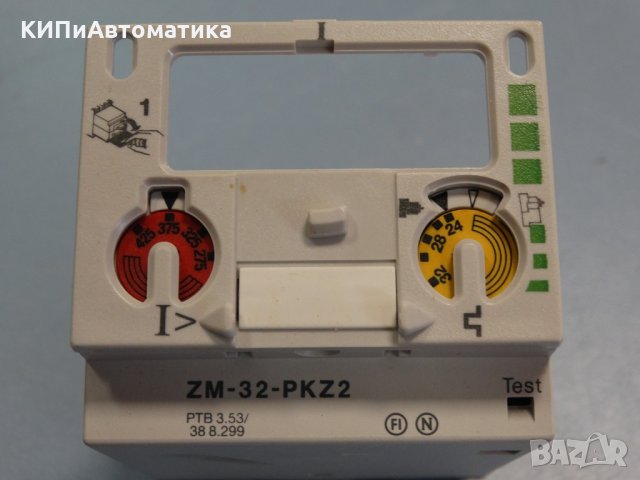 моторна защита Klöckner Moeller ZM-32-PKZ2, снимка 3 - Резервни части за машини - 34452010