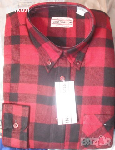 Карирана бархетна риза с дълъг ръкав, gina marconi