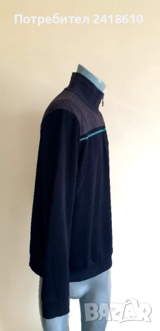 Hugo Boss  Half Zip Sweatshirt Mens Size M / L   ОРИГИНАЛ! Мъжкa Блуза - Суитшърт!, снимка 10 - Спортни дрехи, екипи - 52308401