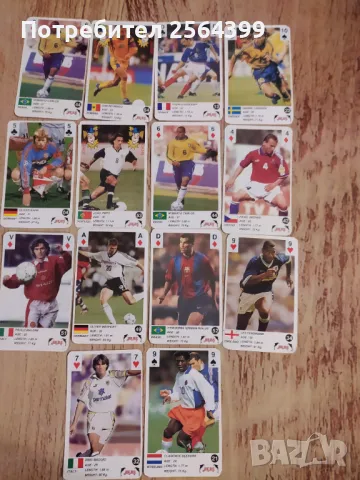 Карти с футболисти - общо за 2 лв., снимка 1