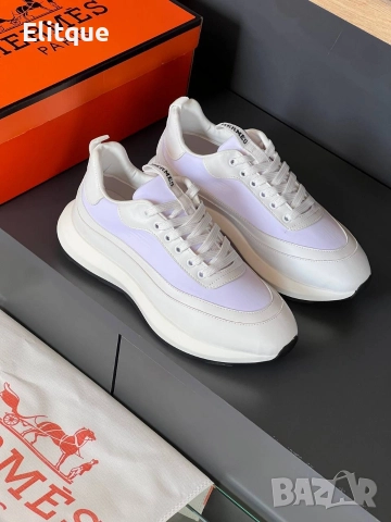 мъжки маратонки от естествена кожа hermes