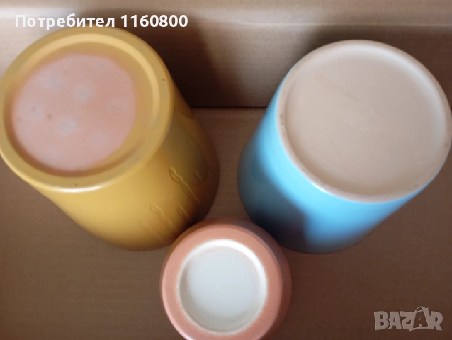 Керамични кашпи, снимка 3 - Саксии и кашпи - 52626999