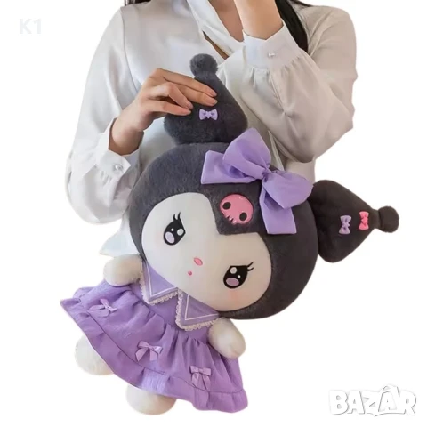Голяма Плюшена играчка Куроми 40см, Kuromi , снимка 2 - Плюшени играчки - 51393261