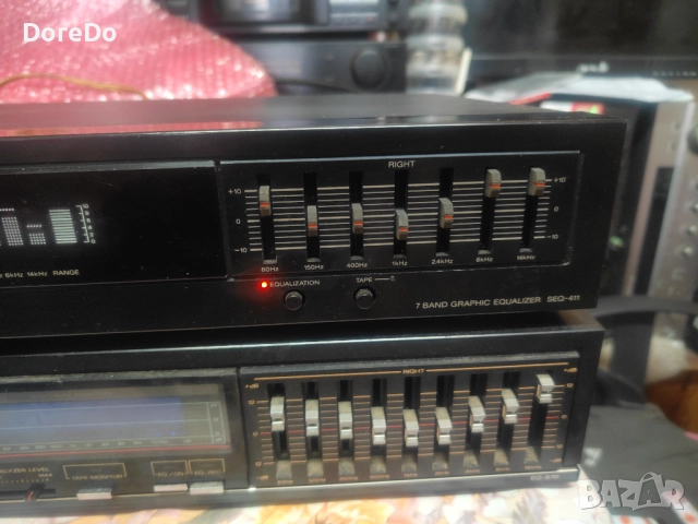 Еквалайзери Sony SEQ-411 FisherEQ-876, снимка 3 - Еквалайзери - 52647242