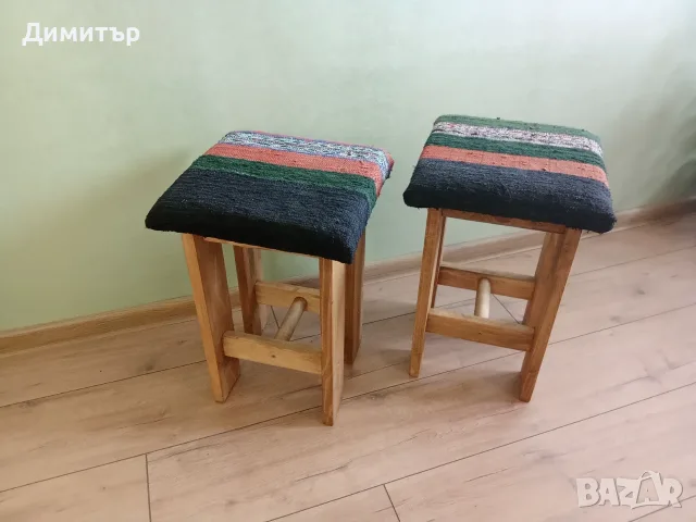 Ръчно изработени табуретки с Родопски мотиви !!!