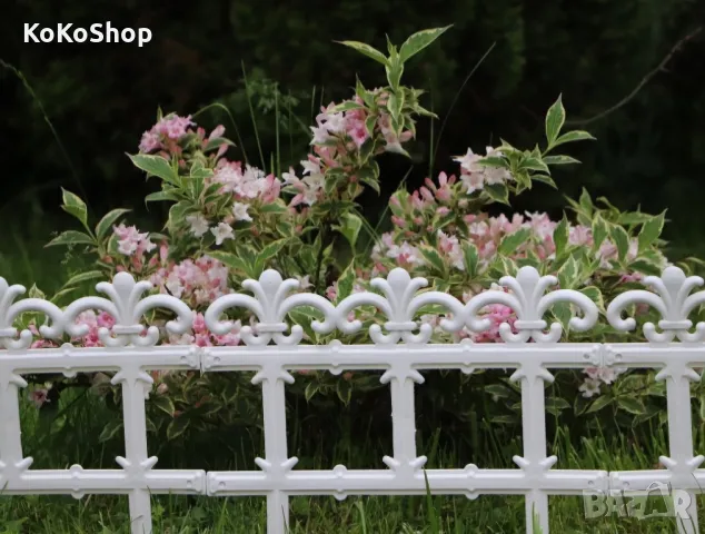 Бяла ограда-350х34 см./декоративна ограда