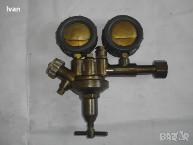 АРГОНОВ РЕДУЦИР ВЕНТИЛ ЗА ГАЗ АРГОН ПРОФЕСИОНАЛЕН DERLIKON МАСИВЕН 0-315 bar 0-25NL/min, снимка 14 - Други инструменти - 48090143