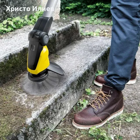 Уред за премахване на плевели Karcher 18V WRE 18-55 с батерия и зарядно, снимка 8 - Градинска техника - 56079339