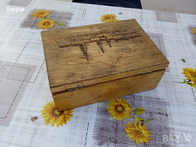 Стара дървена кутия, снимка 6 - Декорация за дома - 36574898