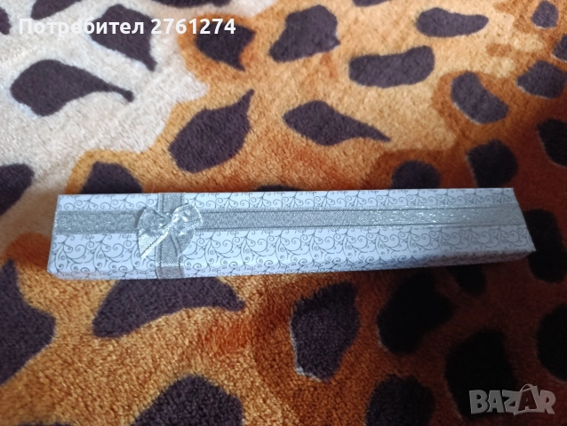 Сребърно ланче 11,3г със сваровски, снимка 3 - Колиета, медальони, синджири - 53298817