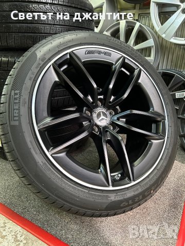 Джанти с Гуми 19 Цола AMG GT 4 Door  Mercedes X290 255/45/19 и 285/40/19 Нови Оригинални , снимка 3 - Гуми и джанти - 42366995