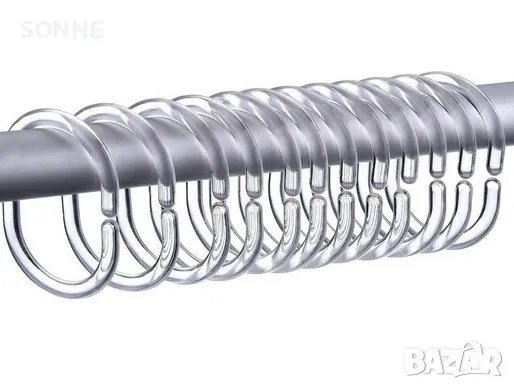 Кукички/халки за завеса за баня