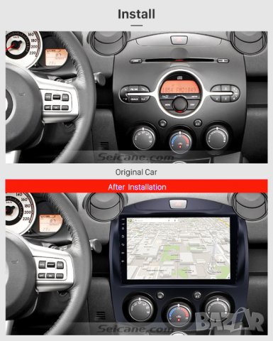 Мултимедия, Двоен дин, за MAZDA 2, Андроид, навигация, 2 Дин, плеър, с Android, Мазда 2, две, снимка 4 - Аксесоари и консумативи - 42057440