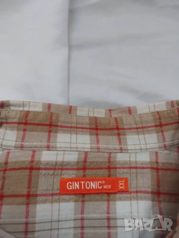 Gin Tonic оригинална мъжка риза дълъг ръкав -  XXL размер , снимка 4 - Ризи - 53903637