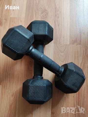 Дъмбели Hex Corength 5 kg. , снимка 3 - Фитнес уреди - 52679012