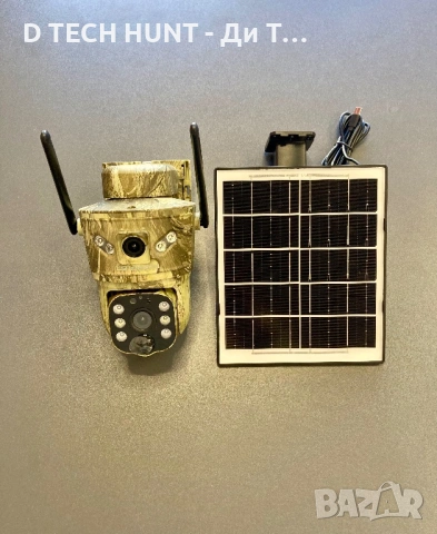 Ловна Камера LS Vision 4G Соларна PTZ С Два Обектива и Приложение, снимка 2 - Камери - 54176330