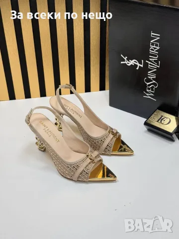 Yves Saint Laurent Дамски Сандали На Ток - Различни Цветове Код SEM-557, снимка 2 - Сандали - 55875038