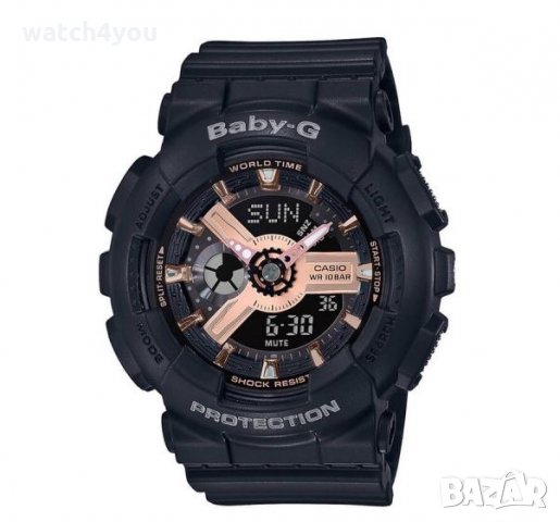 НОВ CASIO BABY-G BA-110RG-1AER КАСИО BA-110RG-1A  BA-110RG, снимка 1 - Дамски - 34877597