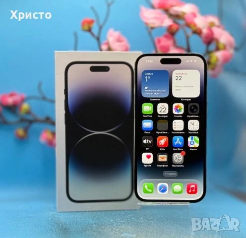 Apple iPhone 14 Pro, 256GB, 6GB RAM, 5G, Space Black , снимка 2 - Apple iPhone - 53197165