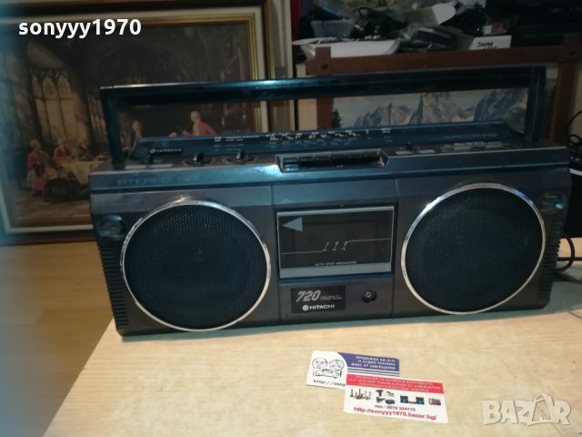 hitachi 720 stereo 2510200955, снимка 9 - Радиокасетофони, транзистори - 30545562