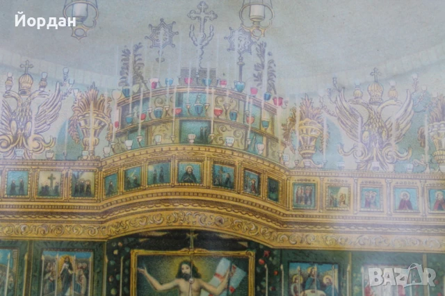 Стара литография , снимка 3 - Картини - 50772107