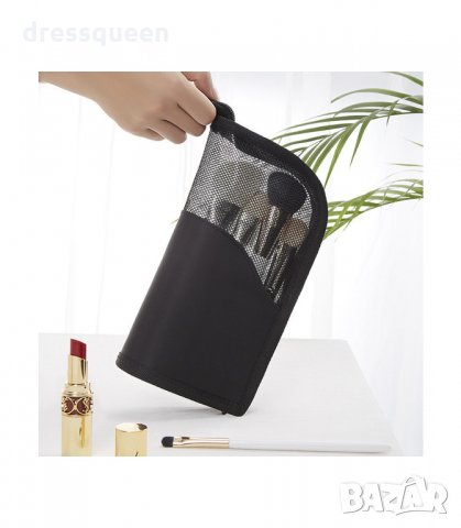 3163 Козметичен несесер за пътуване, поставка за четки за грим и козметика с цип, снимка 9 - Други - 34237184