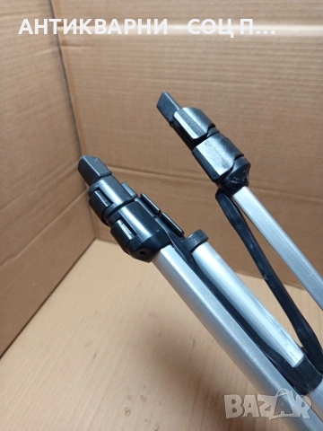 Стара Алуминиева Тринога Стойка За Статив Пазарен Нивелир. Номер 586., снимка 8 - Антикварни и старинни предмети - 53206129