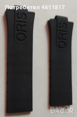 Силиконова каишка Oris Acuist, снимка 3 - Каишки за часовници - 52107460