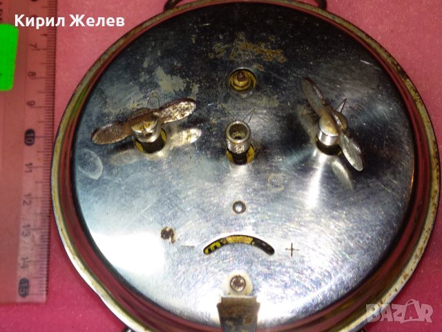 РОДИНА Стар КОЛЕКЦИОНЕРСКИ МЕХАНИЧЕН БЪЛГАРСКИ БУДИЛНИК РАНЕН СОЦ НРБ 43686, снимка 15 - Антикварни и старинни предмети - 44466494