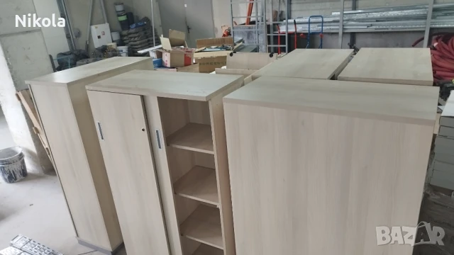 Двукрил гардероб с плъзгащи се врати и заключване - офис шкаф 90/150/46, снимка 15 - Шкафове и рафтове - 51280123