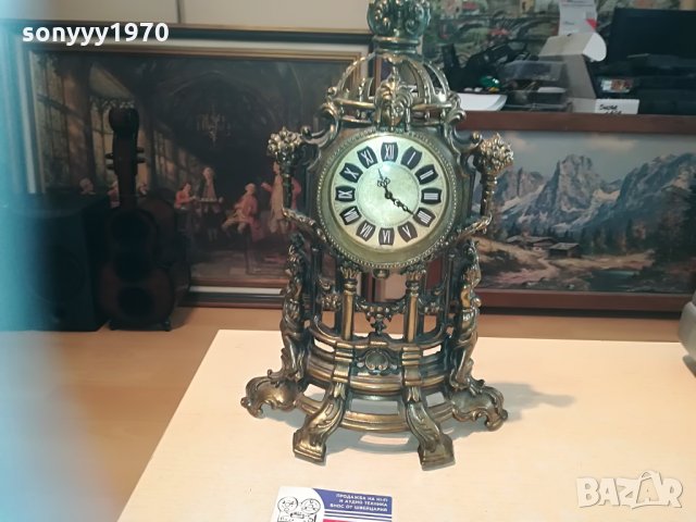 антика-часовник-40х26х9см-ретро колекция-внос швеицария, снимка 11 - Колекции - 30067870