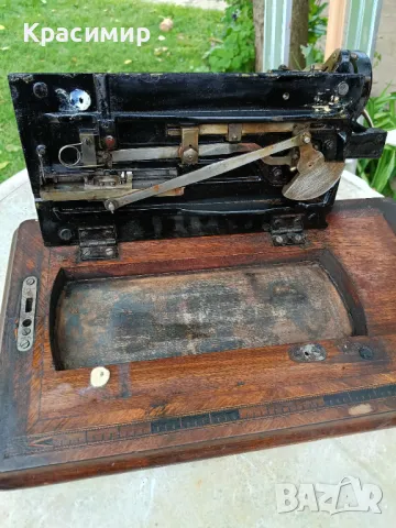 Стара немска шевна машина, снимка 9 - Антикварни и старинни предмети - 50392017